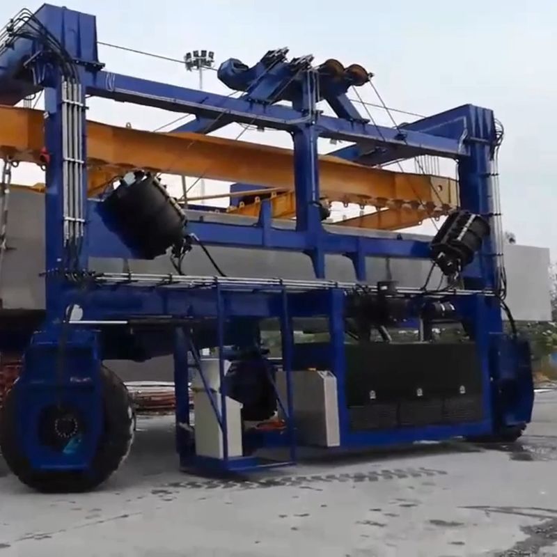 Productos móviles de Crane For Precast Concrete Construction del pórtico del cargo azul